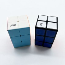 2X2X3 QiYi 치이 223 큐브 루빅스 스피드 큐브 치이큐브 MoFangGe 모팡지/ QiYi 223 Speed Cube 10개이상 구매시 마론 8색펜 1개 증정, 블랙(Black)