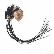 10pcs Tyco WNC U.FL 안테나 와이어 케이블 BCM94331CD QCA9880 AR9280 Wifi 카드 WWAN MC7355, 04 Black 24cm