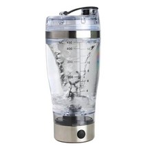 핸드 블렌더 450ml 단백질 셰이커 usb 셰이커 병 커피 물병 운동 소용돌이 토네이도 스마트 가정용 믹서 289, 투명한