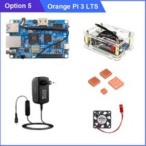 컴퓨터 데모 메인 보드 오렌지 파이 3 LTS HDMI 호환 WIFI BT5.0 오픈 소스 보드 방열판 전원 공급 장치 컴, 05 번들 5