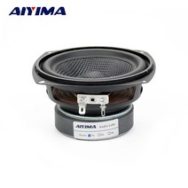 AIYIMA 1Pcs 4 Inch 휴대용 오디오 스피커 4 옴 30W 홈 시어터 유리 섬유 우퍼 스피커 야외 스피커 DIY 홈, 빠른해외배송, 01 4 ohm Speaker