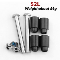 HLT-100 리어 쇼크 업소버 부싱 스크류 다운 힐 자전거 코일 24mm 52mm 68mm MTB 마운틴로드 자전거 쇼크 업소버 부싱, 52L