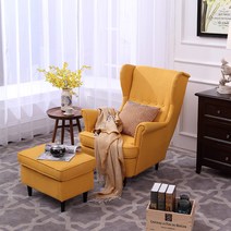 아메리칸 스타일 호텔 거실 명품 눕 쇼파 스툴 포함, 민트 (스툴 포함)