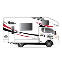 캠핑카스티커 Van 01, 1개