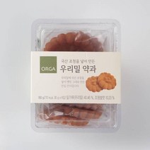ORGA 간식 우리밀 약과 (180g) 탕비실 회사 어린이 성인 캠핑 차박 홈파티 영화 선물, 13개