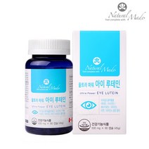 네츄럴메이드 울트라 파워 아이 루테인20mg 루테인지아잔틴아스타잔틴 마리골드꽃추출물 황반 아연 베타카로틴 비타민A 슈퍼비타민E 빌베리추출물 직장인 청소년눈영양제 캐나다직수입, 90정, 500mg
