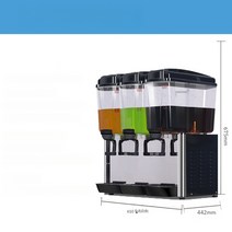 식혜 음료기계 슬러시 쥬스 디스펜서 업소용 기계, 3기통냉각54리터