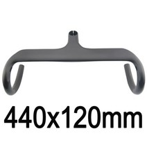 자전거 카본 핸들바 일체형 핸들바 스템 포함 28.6mm 블랙 UD 매트 RXL SL, RXL SL 440x120mm, 협동사