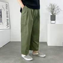 애드매이브 카고 밴딩 와이드 벌룬 팬츠(3color)