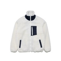 [국내 매장판] BLACK MOMENT 베이직 양털 플리스집업 자켓_IVORY BASIC FLEECE ZIP UP JACKET_IVORY 254482