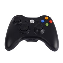 XBOX 360 콘솔게임 kebidu 프리미엄 품질 파인 블랙 2.4ghz 무선 게임 패드 조이패드 컨트롤러 게임 xbox 360 게임용 조이스틱 패드 99, 블랙 bt, 협력사