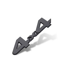 3D 자동차 금속 로고 4x4 스티커 오프로드 차량 4 륜 구동 표준 AWD 스포츠 테일 외관 장식, 06 black 4X4