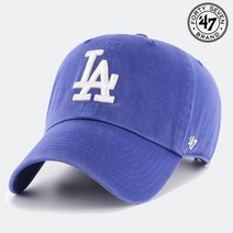 47브랜드 MLB모자 빅로고 LA다저스 클린업 볼캡 모자 로얄블루(B-RGW12GWS-RYK)