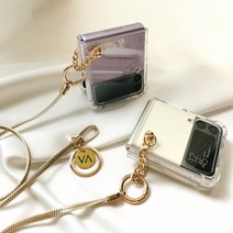 반디랩 핸드폰 스트랩 케이스 지퍼 핑거 줄 목걸이 고리, 갤럭시 S22 Ultra, 리본체인, 1개