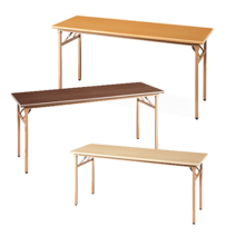 마켓리사 접이식 큰 테이블 포밍 강의실책상 작업 연수용 세미나 회의 회의실 사무용 탁자, 1500x600_월넛