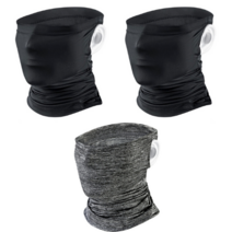 쿨복면 쿨안면마스크 자전거 골프 등산 낚시 여름복면 블랙2+그레이1 세트, 세트 (블랙2개 +그레이1개)