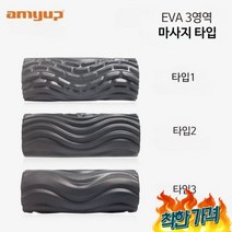 폼롤러 3타입 돌기 근막이완 지압 근육 스트레칭, 프로페셔널USB모델 그레이3타입