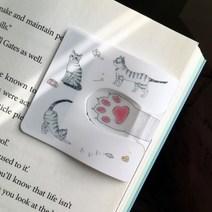 수지인 제니고양이 자동책갈피 5종 세트, 1개