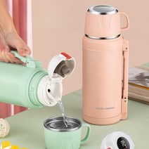 휴대용분유포트 분유 타는 기계 우유 데우기 포트기 대용량 2000ML 304 스테인리스, G.2000ML자몽분말【지능형온도측정+업그레이