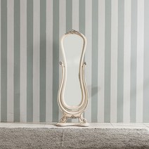 퍼니트랜드 엔틱가구 브레드 실버 전신경 전신거울, 단품