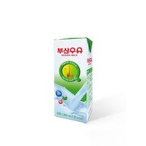 부산우유 멸균 흰우유, 200ml, 24개