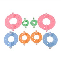1 세트 4 사이즈 DIY 바느질 도구 Pompon 세트 플라스틱 Pom Pom 제조 업체 클로버 Fluff 공 위버 바늘 공예 뜨개질 도구 칼라상 랜덤
