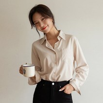 너랑나랑 링클프리 사방스판 블라우스(3size)