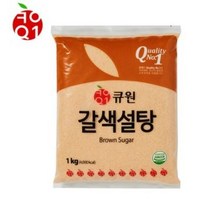 큐원 갈색설탕, 1kg, 3개