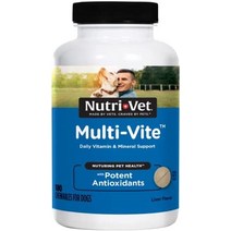 성견용 nutri-vet multi-vite chewables | 비타민 amp로 공식화 균형 잡힌 식단을 지원하는 미네랄 | 180카운트, 180캐럿