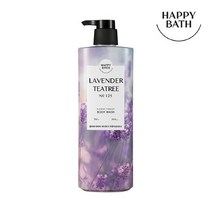 해피바스 플라워 테라피 바디워시 라벤더&티트리 760g, 단품없음