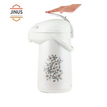 JINUS 대용량 코끼리보온병 마호병 크리스마스 연말 겨울 라면 끓이는 보온병 압착 버튼형, 3.0L-꽃 프레스바