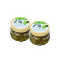 하동 매실절임 피클 장아찌 500g 2병 실속형 밥반찬, 500g x 2병