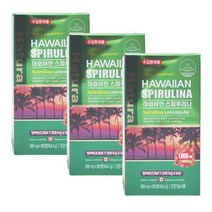 하와이 스피루리나 블루 스피룰리나1000mg 권장량 3통 노인 노년 건강한 스피루니나 스피리루나 선물, 상세페이지 참조, 상세페이지 참조