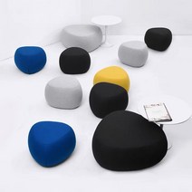 조약돌 소파 구름 맞춤형 패브릭 의자 오피스 지역 리셉션 유치원 교육 기관 부두, [09] 블루 튜바