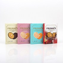 프루낵 제주 감귤 초콜릿 스낵 칩 4종, 다크 초코, 5봉, 4.8g