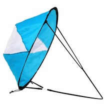 카야커 카누 카약 ils 카누 Inflatables Tandems 및 원정대 용 42 내구성 Downwind 바람 키트, 01 주황색