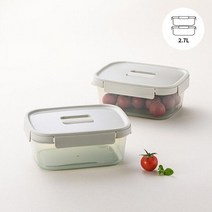 락앤락 착착 밀폐용기 2.7L, LTN350S2, 2개, 단품
