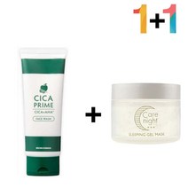 시카 클렌징 폼 팩 아하 세안제 CICA 시카 살리실산 약산성 얼굴개기름 병풀잎수 진정폼 바하 징 져, 시카프라임폼 1개_시카프라임크림 1개, 본상품선택