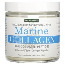Natures Answer 노르웨이 대구 피쉬 콜라겐 가수분해 파우더 137g Norwegian Cod Marine Collagen
