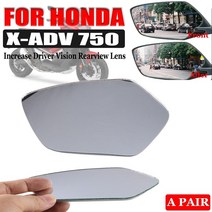혼다 x-adv xadv xadv 오토바이 액세서리 볼록 미러 증가 백미러 사이드 미러 뷰 비전 렌즈, 2021-2022