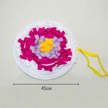 강아지노즈워크 노즈워크장난감 펫토이 부드러운 반려동물 스니핑 훈련 패드 부드러운 촉감 양털 직물 먹이 패드 대형 중형 소형견 고양이 훈련 코 작업 장난감, F