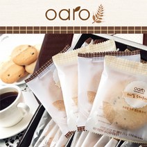 오아로 우리밀 수제쿠키 30개입 선물세트(칼슘초코칩+두부검은깨), 25g, 30개