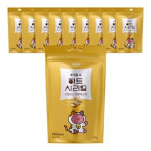 굿밸런스 하트시리얼 닭고기맛 80g 10개, 단품
