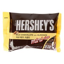Szmart 슈퍼마켓 롯데 허쉬아몬드 초콜릿 165g 대절버스 결혼식버스 회의실 간식, 1개