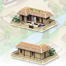 이지리치 3D 퍼즐 초가집 아기입체퍼즐 건축물모형