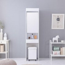 스탠드형 길쭉한 거울화장대 틈새수납 set 30대 여성, 화이트