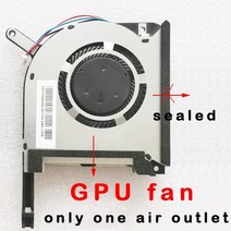 노트북 쿨링팬 게이밍 쿨러 발열 쿨링 패드 노트북 cpu 냉각 팬 쿨러 라디에이터 asus fx705 fx705g fx705gm fx86 fx86sm fx505 fx505d 0, 1-사진으로 GPU 팬