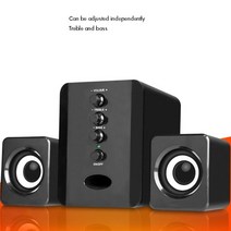 버스킹엠프스피커 행사 강의용 USB 서브우퍼 스피커 시스템 유선 컴퓨터 DJ 음악 영화 게임 멀티미디어 노트북 컴퓨터용, 02=B