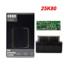 자동 진단 도구 미니 v1.5 스위치 지원 전체 프로토콜 미니 327 블루투스 호환 v 1.5 obd-ii obd2 스캐너 자동차 전문 전체 시스템 obd2 진단 도구, 25k80의 검정색