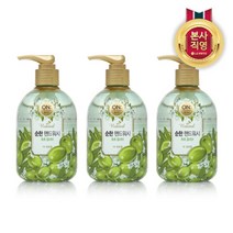 [LG생활건강] 온더바디 더내추럴 핸드워시 올리브 300ml x 3개, 1세트